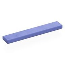 LEGO part 6636 Tile 1 x 6 with Groove in Blue Violet