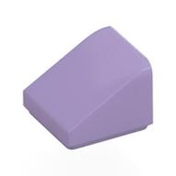 LEGO part 54200 Slope 30° 1 x 1 x 2/3 (Cheese Slope) in Lavender