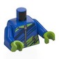 Torso, Blue Arms, Lime Hands with print
