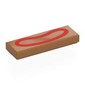 Tile 1 x 3 with Red Gingerbread Mouth print