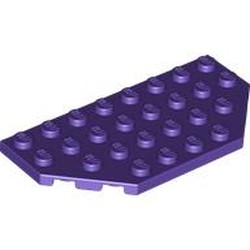 LEGO part 68297 Wedge Plate 4 x 8 Cut Corners in Medium Lilac/ Dark Purple