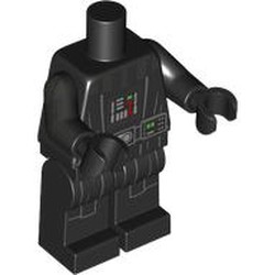 LEGO part 116406pr0008 Minifig Body with SMART Tag, Darth Vader in Black