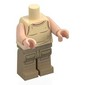 Minifig Body with SMART Tag, Dagobah Luke Skywalker