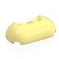 Brick Curved 2 x 4 x 1 Rounded Ends with 1 x 2 Recessed Center