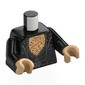 Torso, Black Arms, Warm Tan Hands with print