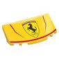 Windscreen, Curved 6 x 2 x 2 with Ferrari Logo, Red Stripes print