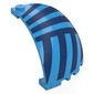 Panel 5 x 5 x 3 1/3 Corner, Curved Top with Dark Blue Shapes print
