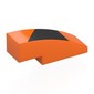 Slope Curved 3 x 1 No Studs with Black Shapes print