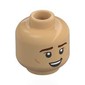 Minifig Head with print