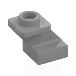 LEGO part 8193 Wing 1 1/2 x 1 x 1 in Medium Stone Grey/ Light Bluish Gray