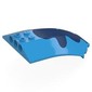 Windscreen 8 x 6 x 2 Curved with Dark Blue Shape print