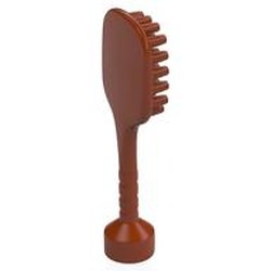 LEGO part 24807 Duplo Brush in Dark Orange