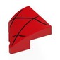 Slope Curved 2 x 2 with Stud Notch Right with Black Spider Webbing print