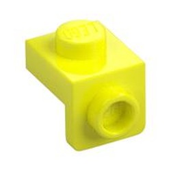 LEGO part 36841 Bracket 1 x 1 - 1 x 1 in Vibrant Yellow