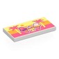 Tile 2 x 4 with Ice Creams, Palm Trees on Bright Light Yellow/Bright Light Orange/Coral Background print
