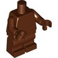 Minifig Body with SMART Tag, Medium Legs, Plain Reddish Brown / Ewok
