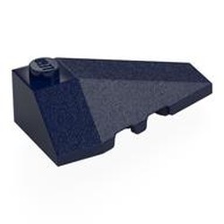 LEGO part 43711 Wedge Sloped 4 x 2 Triple Right in Earth Blue/ Dark Blue