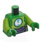 Torso, Lime Arms, Bright Green Hands with print