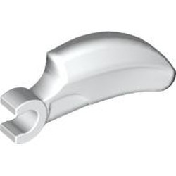 LEGO part 16770 Creature Body Part, Barb Large (Claw, Talon) with Clip in White