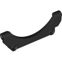LEGO part 6618 Technic Panel Car Mudguard Arched 9 x 1 x 3 in Black
