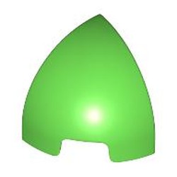 LEGO part 5848 Brick Round Curved 1 x 1 x 1 Quarter Dome in Bright Green