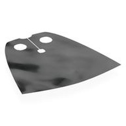 Neckwear Cape, Standard, Dark Red Back [Traditional Starched Fabric]