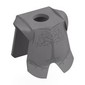 Minifig Neckwear Armor Breastplate with Leg Protection with Dark Silver Tree print