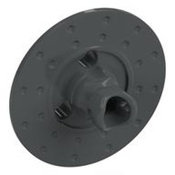LEGO part 7168 Brake Disc with CV Ball Joint in Dark Stone Grey / Dark Bluish Gray