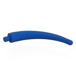 LEGO part 40379 Animal Body Part / Plant, Tail / Claw / Horn / Branch / Tentacle, End Section in Bright Blue/ Blue