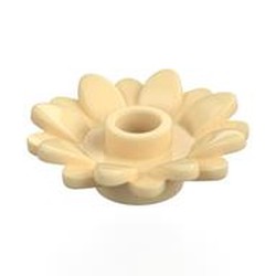 LEGO part 6901 Plant, Sunflower 2 x 2 with 16 Petals in Brick Yellow/ Tan