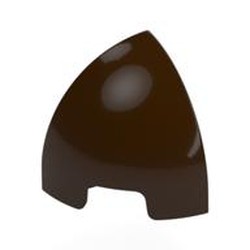 LEGO part 5848 Brick Round Curved 1 x 1 x 1 Quarter Dome in Dark Brown