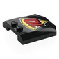 Slope Curved 4 x 4 x 2/3 Triple Curved with 2 Studs with Red '10' on Yellow Triangle/Pizza Slice print
