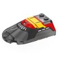 Windscreen 4 x 6 x 1 1/3 with Black Cockpit, Red/Yellow Roof, White 'Ferrari' print