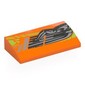 Slope Brick Curved 2 x 4 x 2/3 No Studs, with Bottom Tubes with Droid Arm, Lime Shapes print