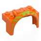 Wheel Arch, Mudguard 4 x 2 x 2 1/2 with Lime Splotches print