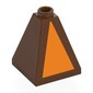 Slope 75° 2 x 2 x 2 Quadruple Convex with Orange Triangle print