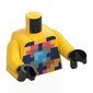 Torso, Yellow Arms, Black Hands with print