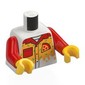 Torso, Red Arms, Yellow Hands with print