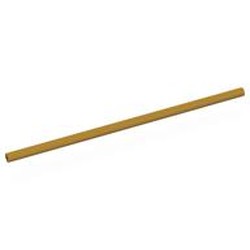 LEGO part 75c11 Hose Rigid 3mm D. 11L / 8.8cm in Warm Gold/ Pearl Gold