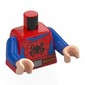 Torso, Blue Arms, Light Nougat Hands with print