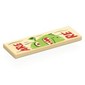 Tile 2 x 6 with Wooden Sign, 'OGER BEWARE', Shrek Face , Right Half print