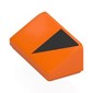 Slope 30° 1 x 2 x 2/3 with Black Triangle print