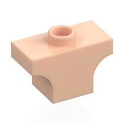 LEGO part 38583 Brick Arch 1 x 2 Jumper in Light Nougat