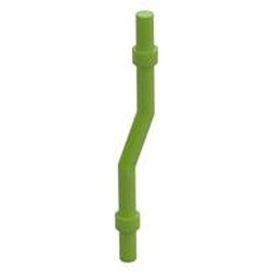 LEGO part 7078 Bar 6L with Stop Rings and Double Bent in Bright Yellowish Green/ Lime