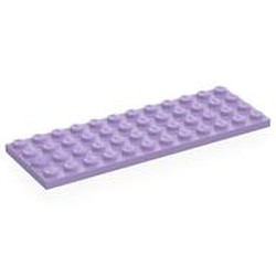 LEGO part 3029 Plate 4 x 12 in Lavender