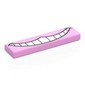 Tile 1 x 4 with Mouth, Teeth print