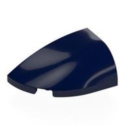 LEGO part 6822 Slope Curved 3 x 2 Beveled with Stud Notch Left in Earth Blue/ Dark Blue