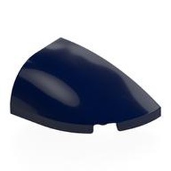 LEGO part 6823 Slope Curved 3 x 2 Beveled with Stud Notch Right in Earth Blue/ Dark Blue
