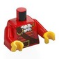 Torso, Red Arms, Yellow Hands with print