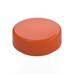 LEGO part 98138 Tile Round 1 x 1 in Reddish Orange